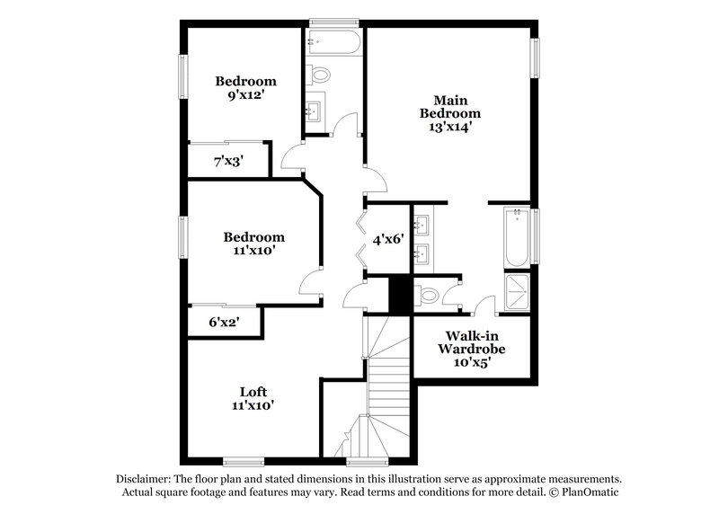 1,895/Mo, 9784 Sage Grove Ct Las Vegas, NV 89148 Floor Plan View 2