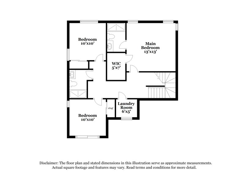 1,790/Mo, 8015 Duneville St Las Vegas, NV 89139 Floor Plan View 2