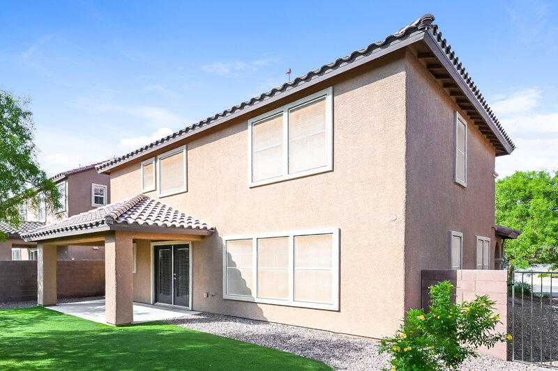 2,395/Mo, 11076 Cherokee Landing St Las Vegas, NV 89179 Rear View