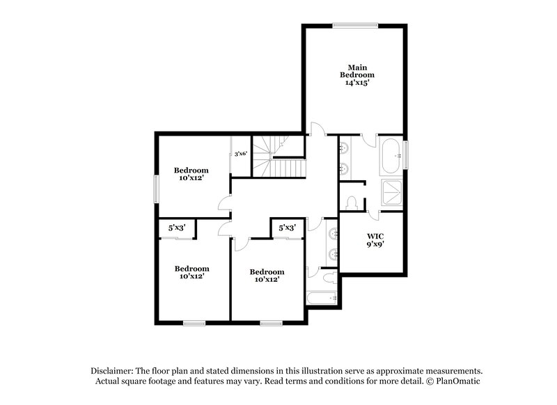 2,300/Mo, 989 Trackers Glen Ave Henderson, NV 89015 Floor Plan View