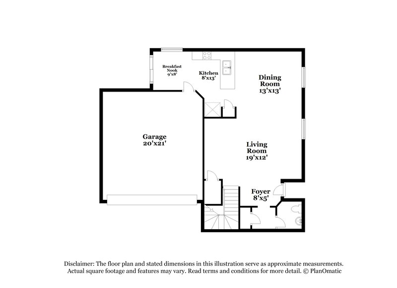1,795/Mo, 10621 Bear Lodge Ct Las Vegas, NV 89129 Floor Plan View
