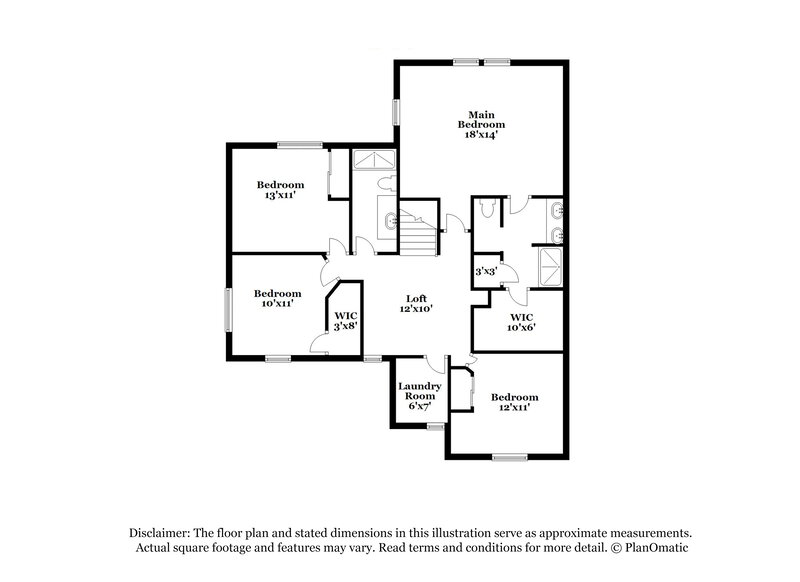 2,520/Mo, 4792 W Shelbourne Ave Las Vegas, NV 89139 Floorplan View 2