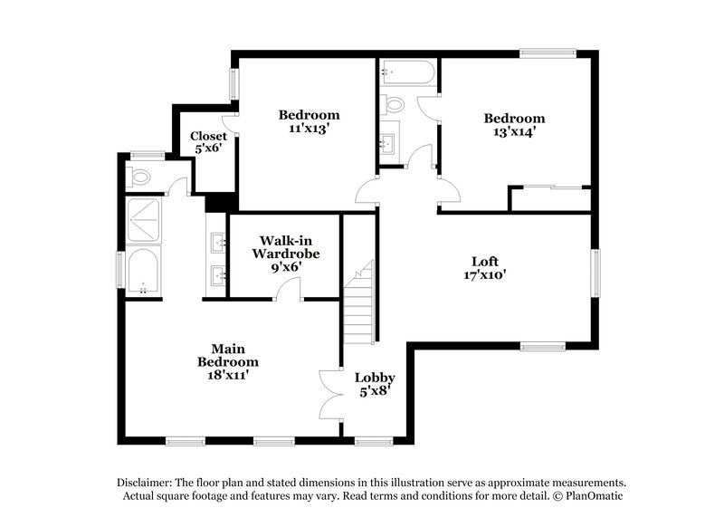 2,010/Mo, 5894 Grechetto Ct Las Vegas, NV 89141 Floor Plan View 2