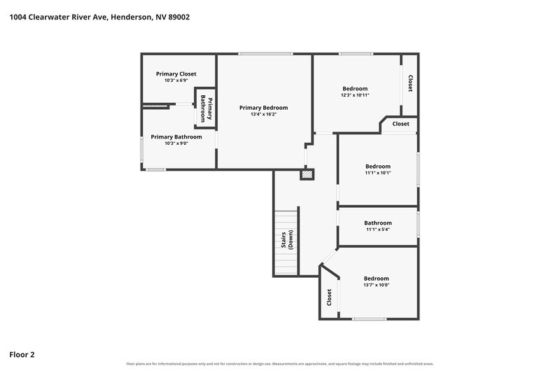 2,755/Mo, 1004 Clearwater River Ave Henderson, NV 89002 Floor Plan View