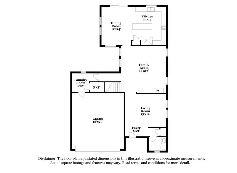 2,100/Mo, 684 Monument Point St Henderson, NV 89002 Floorplan View