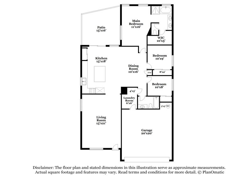 3,120/Mo, 696 Oak Field Ln Henderson, NV 89011 Floor Plan View
