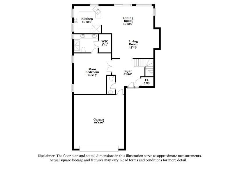 2,030/Mo, 799 Plantain Lily Ave Las Vegas, NV 89183 Floor Plan View