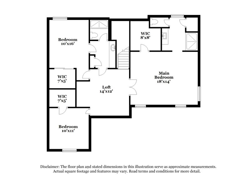 2,040/Mo, 748 Beechwheat Way Henderson, NV 89015 Floor Plan View 2