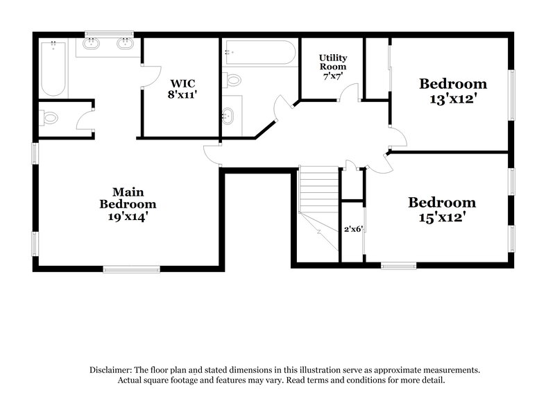 1,935/Mo, 1177 Nightmoss Ave Las Vegas, NV 89183 Floor Plan View
