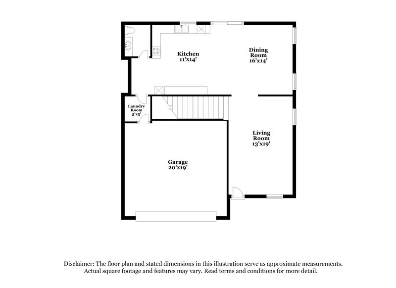 1,960/Mo, 4352 Sparkle Crest Ave North Las Vegas, NV 89031 Floor Plan View