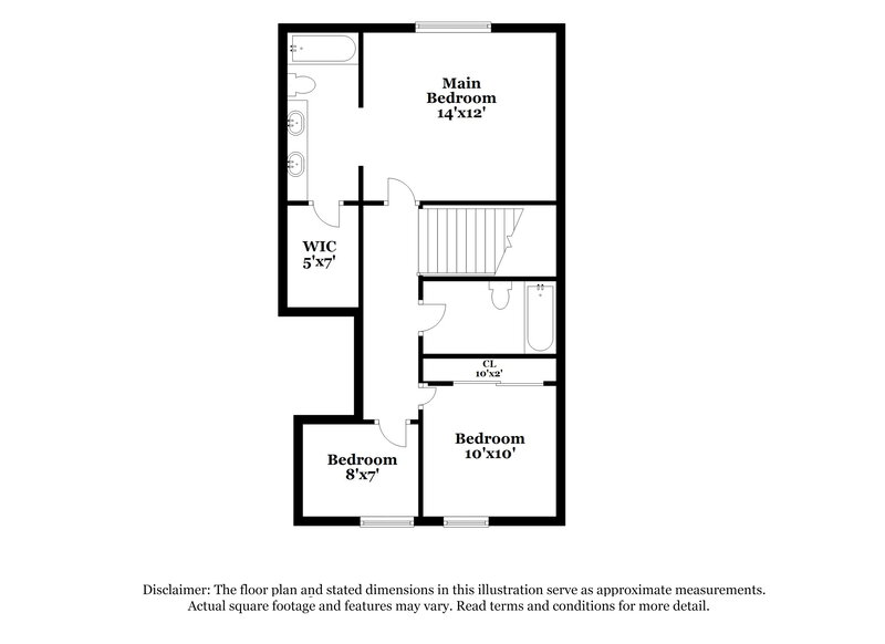 1,960/Mo, 4352 Sparkle Crest Ave North Las Vegas, NV 89031 Floor Plan View 2
