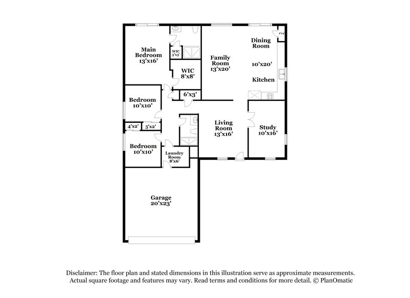2,210/Mo, 248 Patti Ann Woods Dr Henderson, NV 89002 Floor Plan View