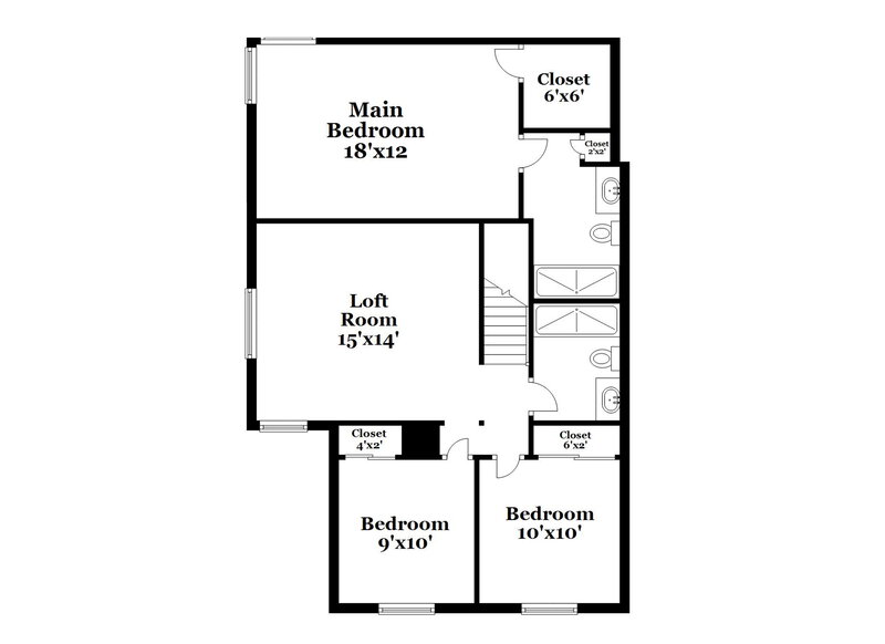2,175/Mo, 9954 Shallot Ct Las Vegas, NV 89183 Floor Plan View