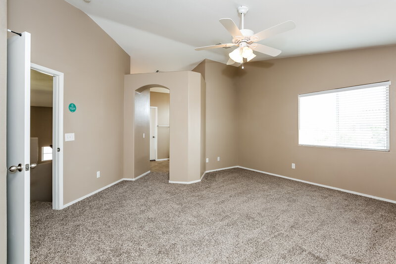 1,905/Mo, 8221 High Meadow Ave Las Vegas, NV 89131 Master Bedroom View 2