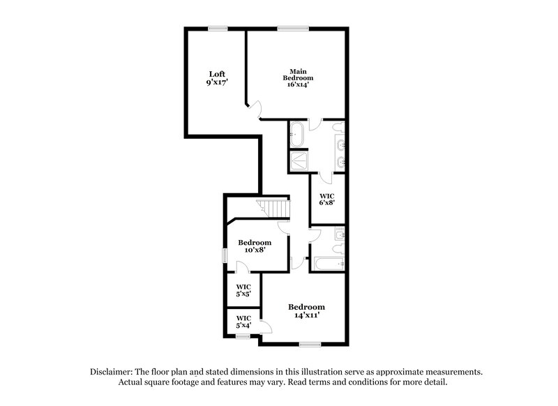 2,350/Mo, 8065 Marshall Canyon Dr Las Vegas, NV 89166 Floor Plan View 2