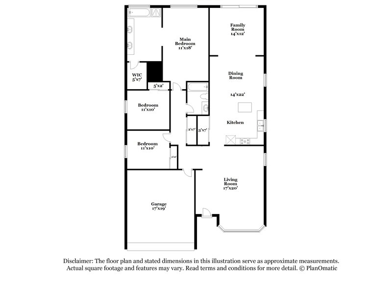 1,960/Mo, 1719 Anchor Dr North Las Vegas, NV 89032 Floor Plan View