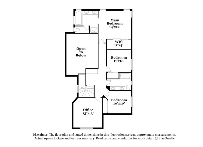 2,355/Mo, 1842 Falling Tree Ave North Las Vegas, NV 89031 Floor Plan View 2