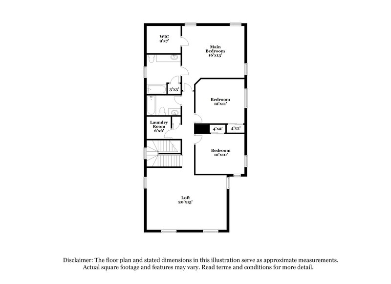 2,295/Mo, 5040 Diamond Ranch Ave Las Vegas, NV 89131 Floor Plan View 2