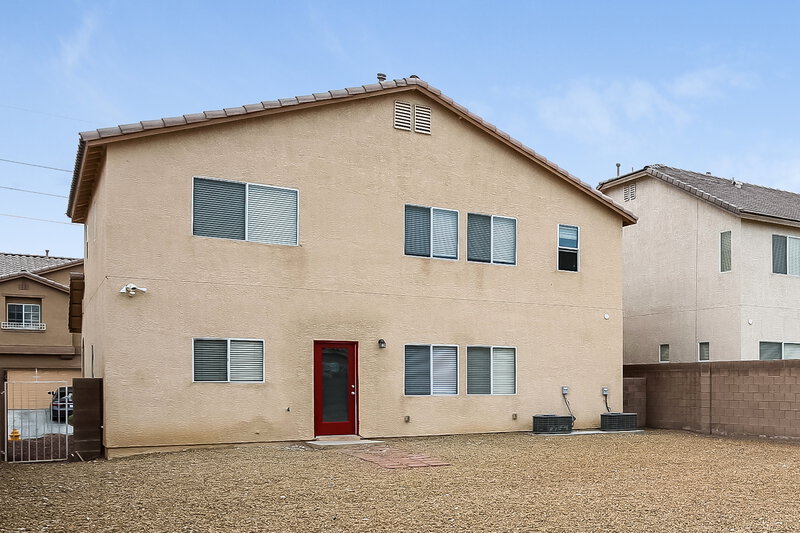 1,930/Mo, 2912 Bridleton Ave North Las Vegas, NV 89081 Rear View
