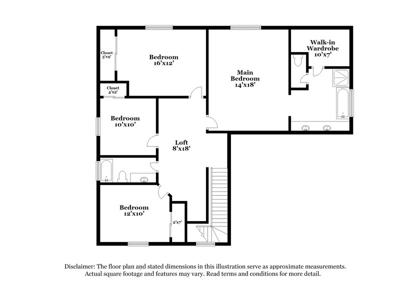 2,750/Mo, 985 Kern River Ave Henderson, NV 89002 Floor Plan View 2