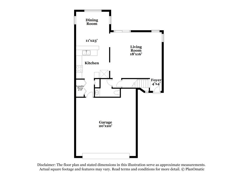 1,875/Mo, 4729 Cliff Breeze Dr North Las Vegas, NV 89081 Floor Plan View 2