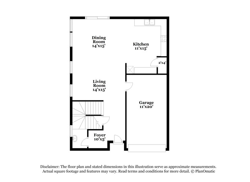 2,020/Mo, 1168 Gecko Rd Henderson, NV 89002 Floor Plan View