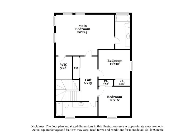 2,020/Mo, 1168 Gecko Rd Henderson, NV 89002 Floor Plan View 2
