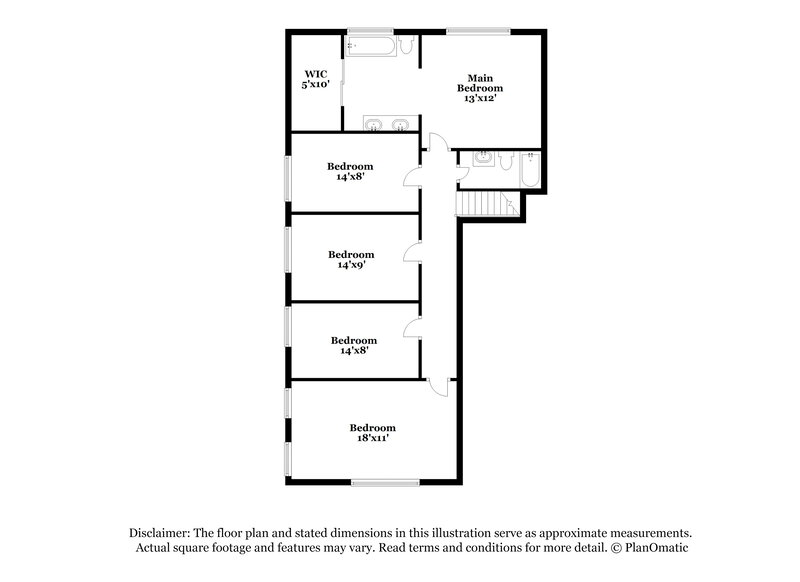 2,875/Mo, 3917 Marble Mountain St Las Vegas, NV 89129 Floorplan View 2