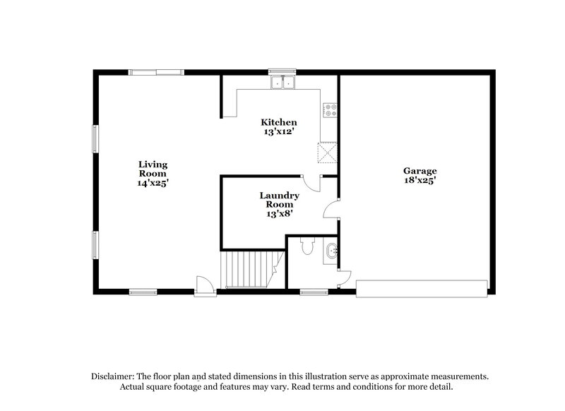 1,905/Mo, 6836 Momentos St Las Vegas, NV 89149 Floor Plan View