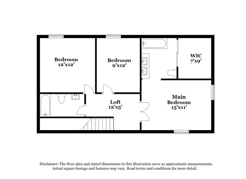 1,905/Mo, 6836 Momentos St Las Vegas, NV 89149 Floor Plan View 2