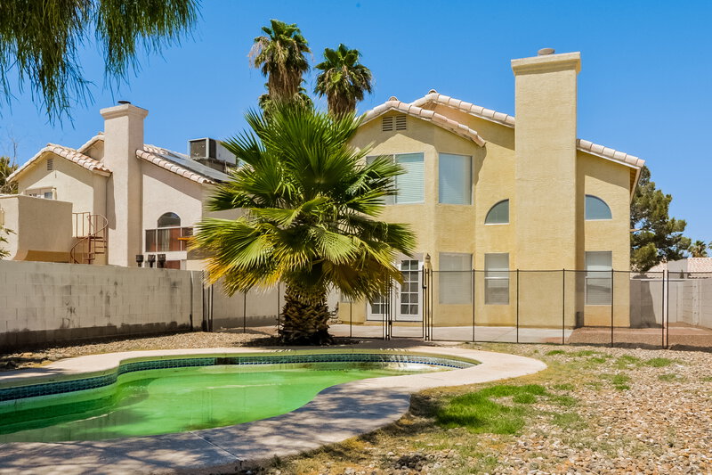 2,250/Mo, 5571 Slice Dr Las Vegas, NV 89142 Rear View