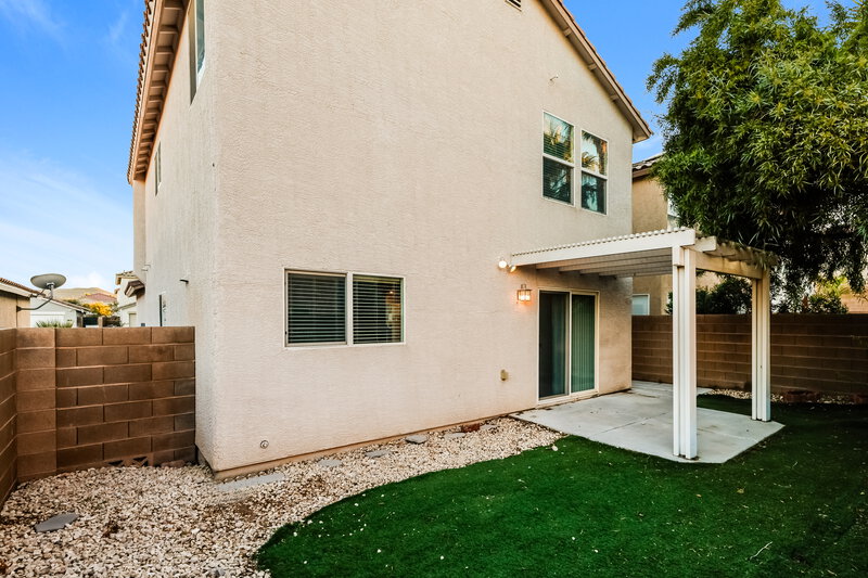 1,955/Mo, 6384 Whispering Clouds Ct Las Vegas, NV 89141 Rear View