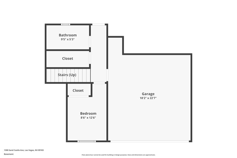 2,015/Mo, 1300 Sand Castle Ave Las Vegas, NV 89183 Floor Plan View