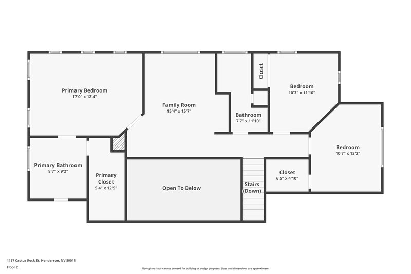 3,440/Mo, 1157 Cactus Rock St Henderson, NV 89011 Floor Plan View 2
