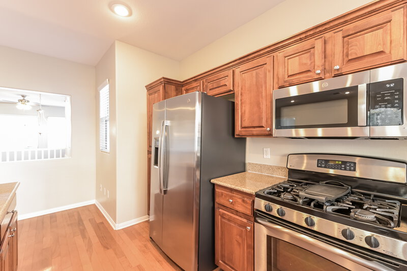 3,060/Mo, 3437 Rock Face Ct Las Vegas, NV 89129 Kitchen View 3