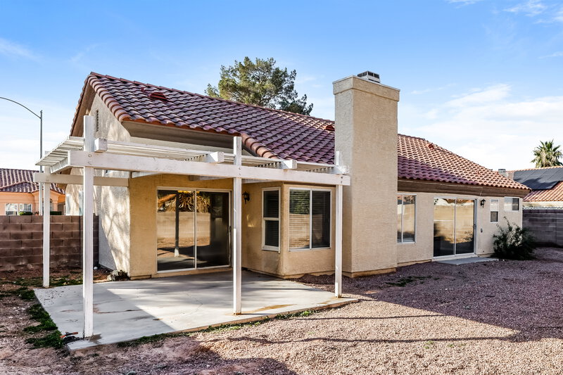 1,935/Mo, 4401 La Reina Cir Las Vegas, NV 89130 Rear View