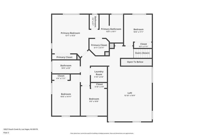 0/Mo, 10527 Peach Creek St Las Vegas, NV 89179 Floorplan View 2