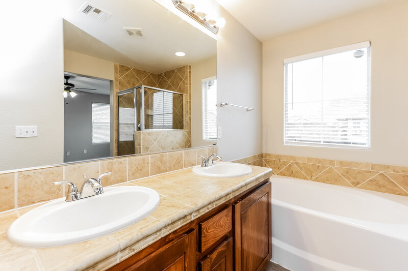 2,175/Mo, 9394 Black Wolf Ave Las Vegas, NV 89178 Main Bathroom View