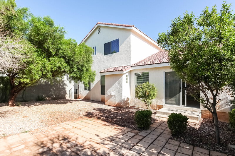 3,010/Mo, 7911 Hidden Village Ave Las Vegas, NV 89131 Rear View 2