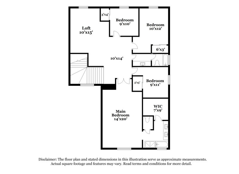 2,555/Mo, 3940 Camryn Holly St Las Vegas, NV 89129 Floor Plan View