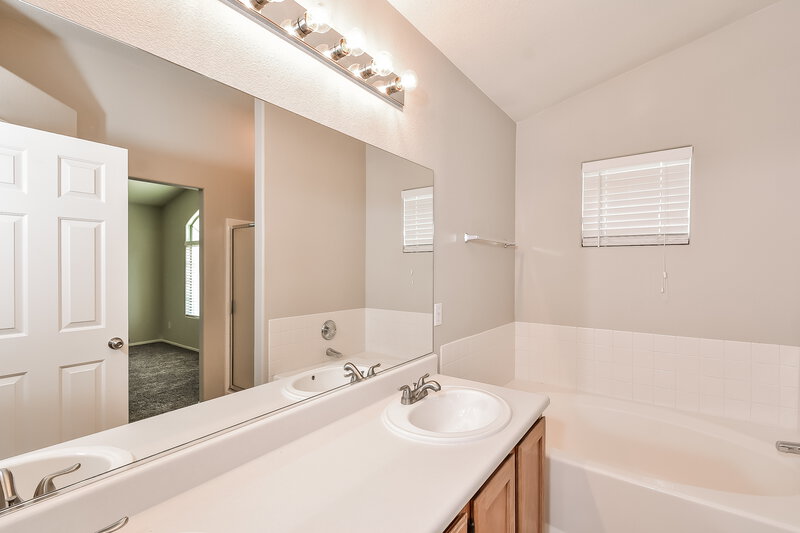2,555/Mo, 3940 Camryn Holly St Las Vegas, NV 89129 Main Bathroom View
