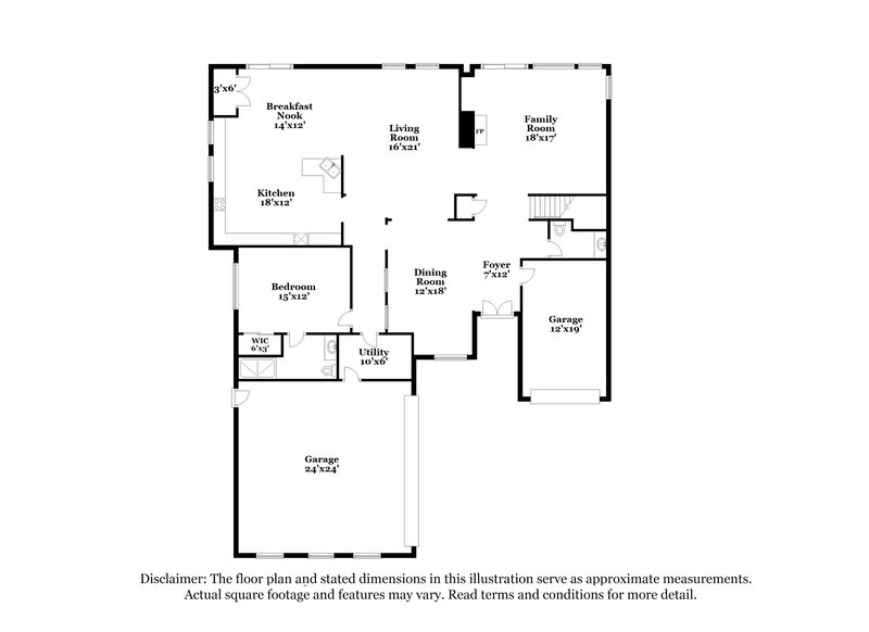 3,505/Mo, 311 Carolwood Dr Henderson, NV 89074 Floor Plan View 2