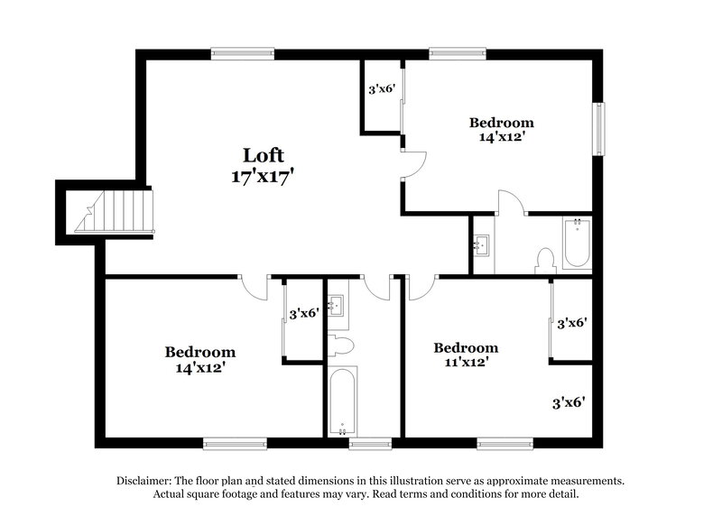 4,450/Mo, 6228 Morning Vista Dr Las Vegas, NV 89110 Floor Plan View 2