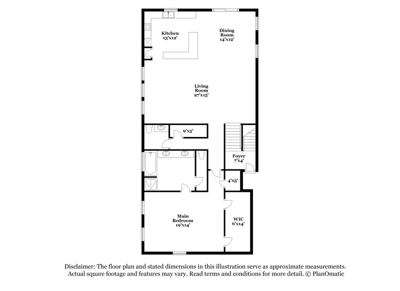 2,365/Mo, 7483 Edgecove Ct Las Vegas, NV 89139 Floor Plan View