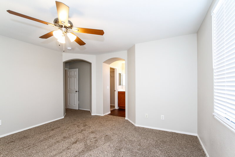 2,020/Mo, 7416 Emerald Glow St Las Vegas, NV 89123 Master Bedroom View 2