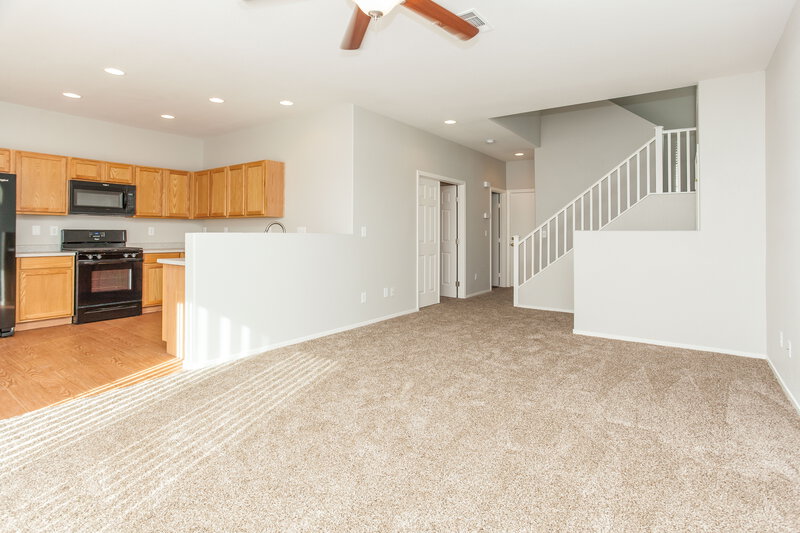 3,040/Mo, 3853 Hollycroft Dr North Las Vegas, NV 89081 Living Room View