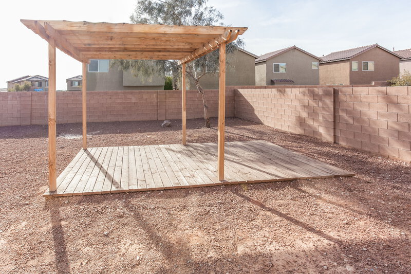 3,040/Mo, 3853 Hollycroft Dr North Las Vegas, NV 89081 Rear View 2