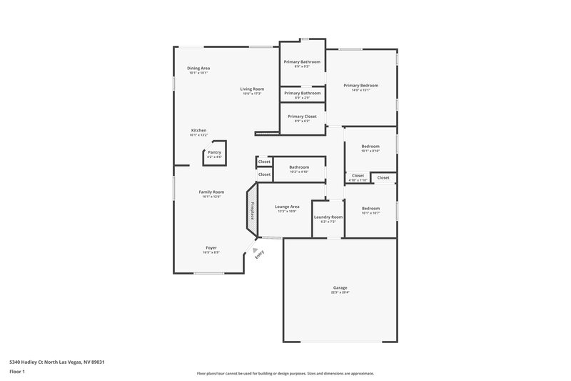 2,225/Mo, 5340 Hadley Ct North Las Vegas, NV 89031 No Caption View
