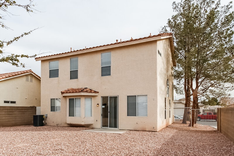 1,930/Mo, 4609 Grand Rock Dr North Las Vegas, NV 89081 Rear View