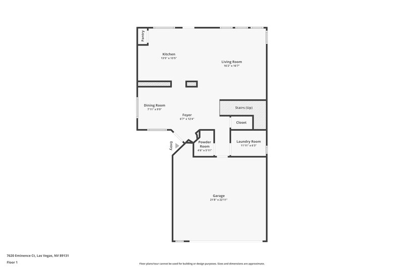 2,075/Mo, 7620 Eminence Ct Las Vegas, NV 89131 Floor Plan View